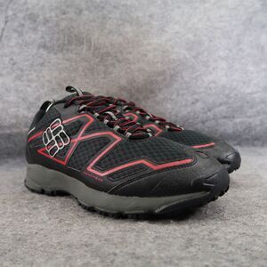 Columbia Shoes Mens 8.5 Athletic Hiking Outdoor Sport Active Omni Tech Black Red